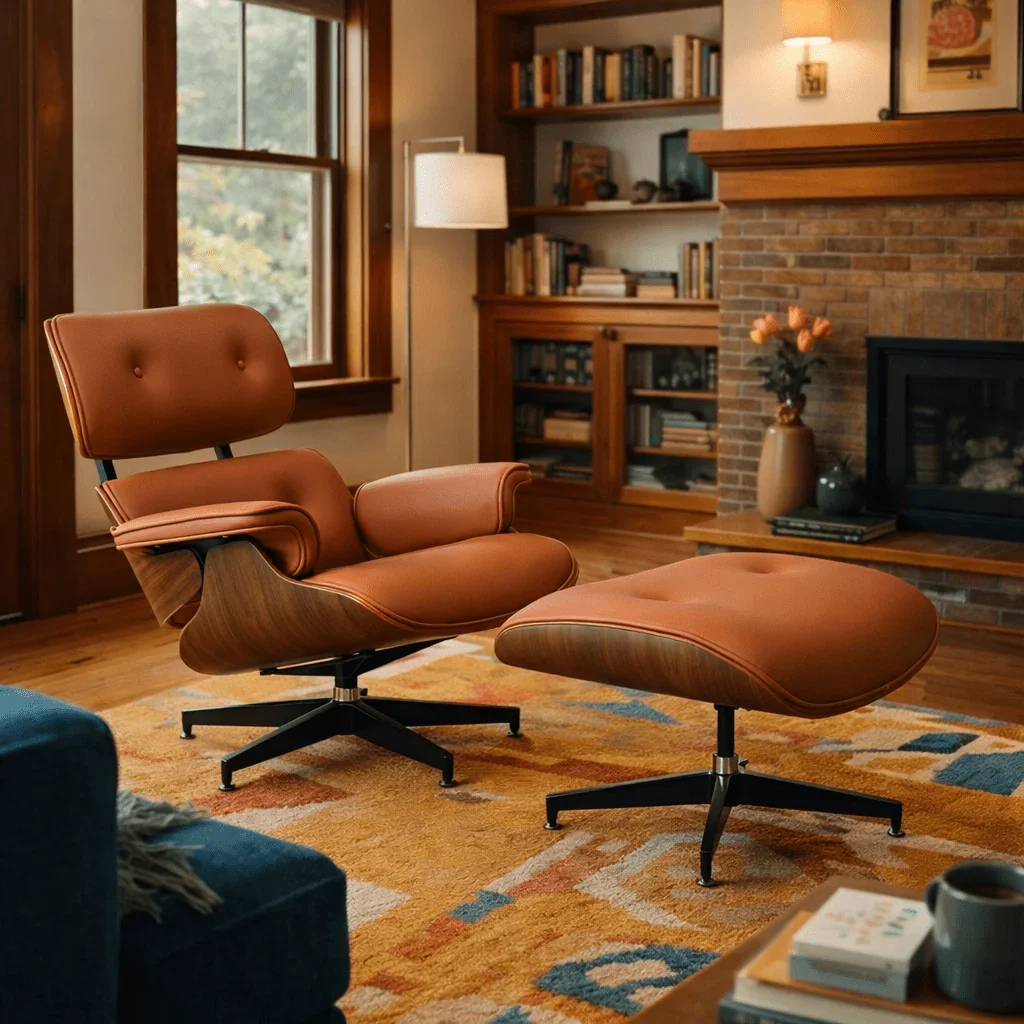 Premium Leather Accent Chair