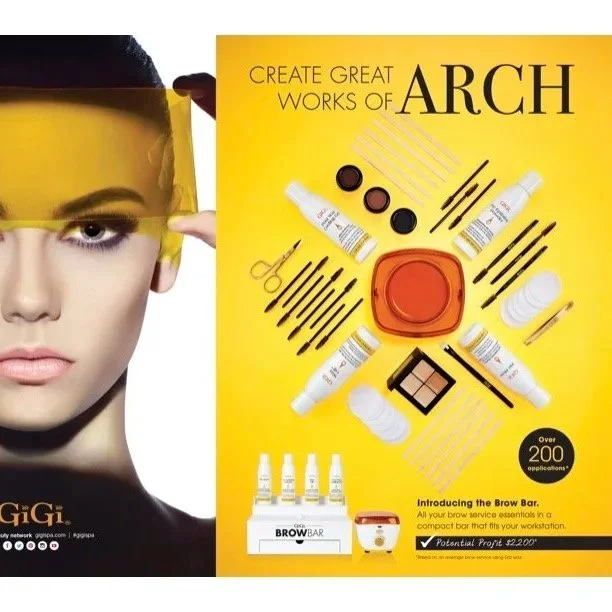 GIGI B2B Print Ad for Beauty Trade Magazine