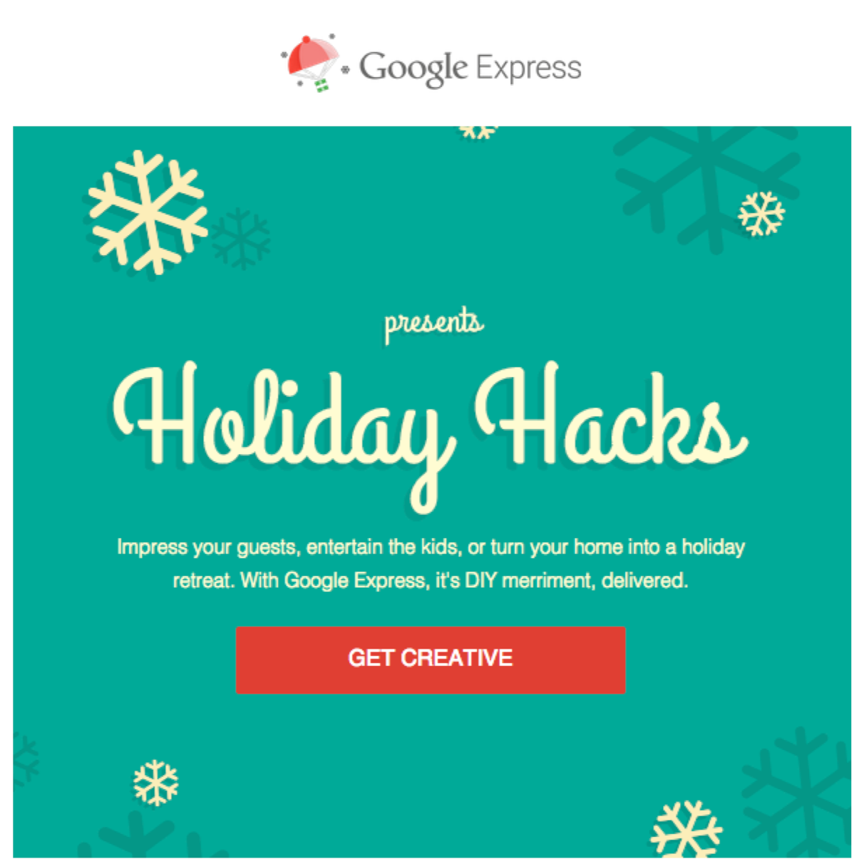 GOOGLE EXPRESS B2C Email 
