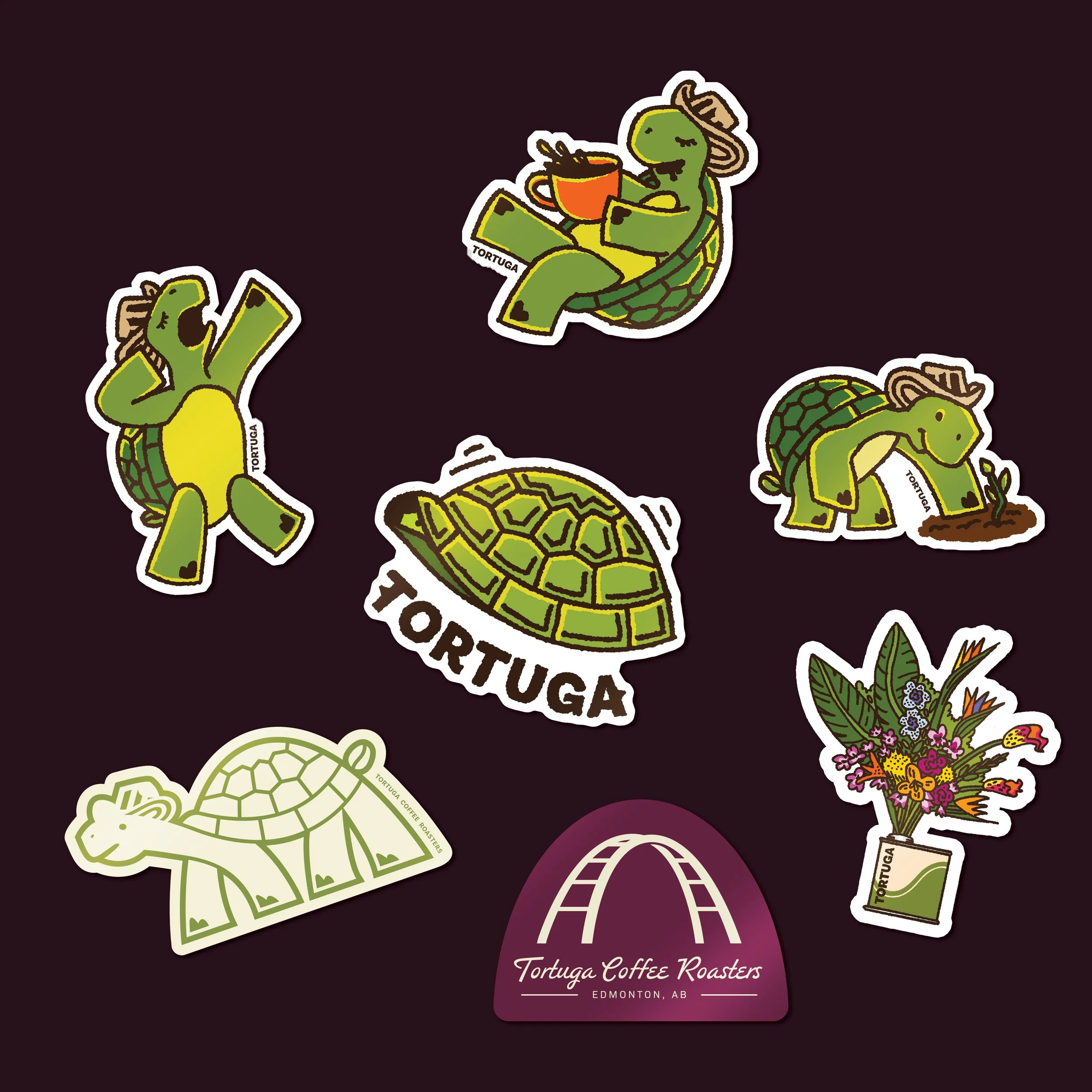 Tortuga Stickers