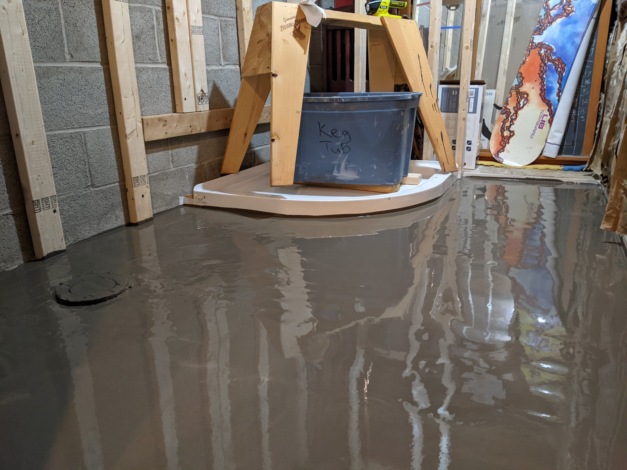 Helpful Neighbor project: floor leveling