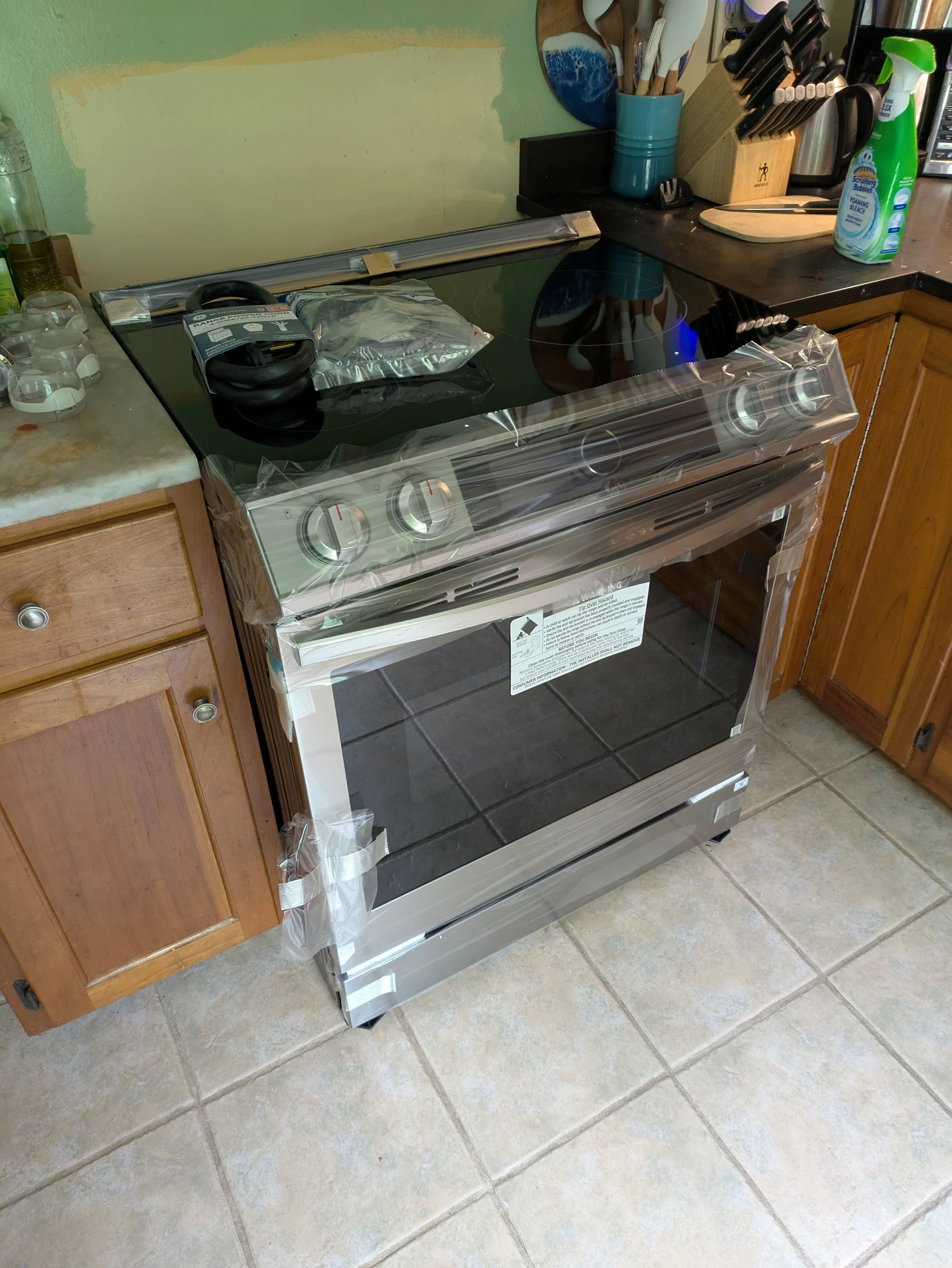 Helpful Neighbor project: Oven install