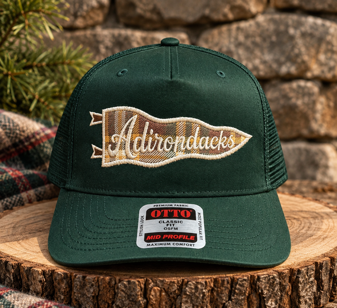 ADK Plaid Pennant Hat