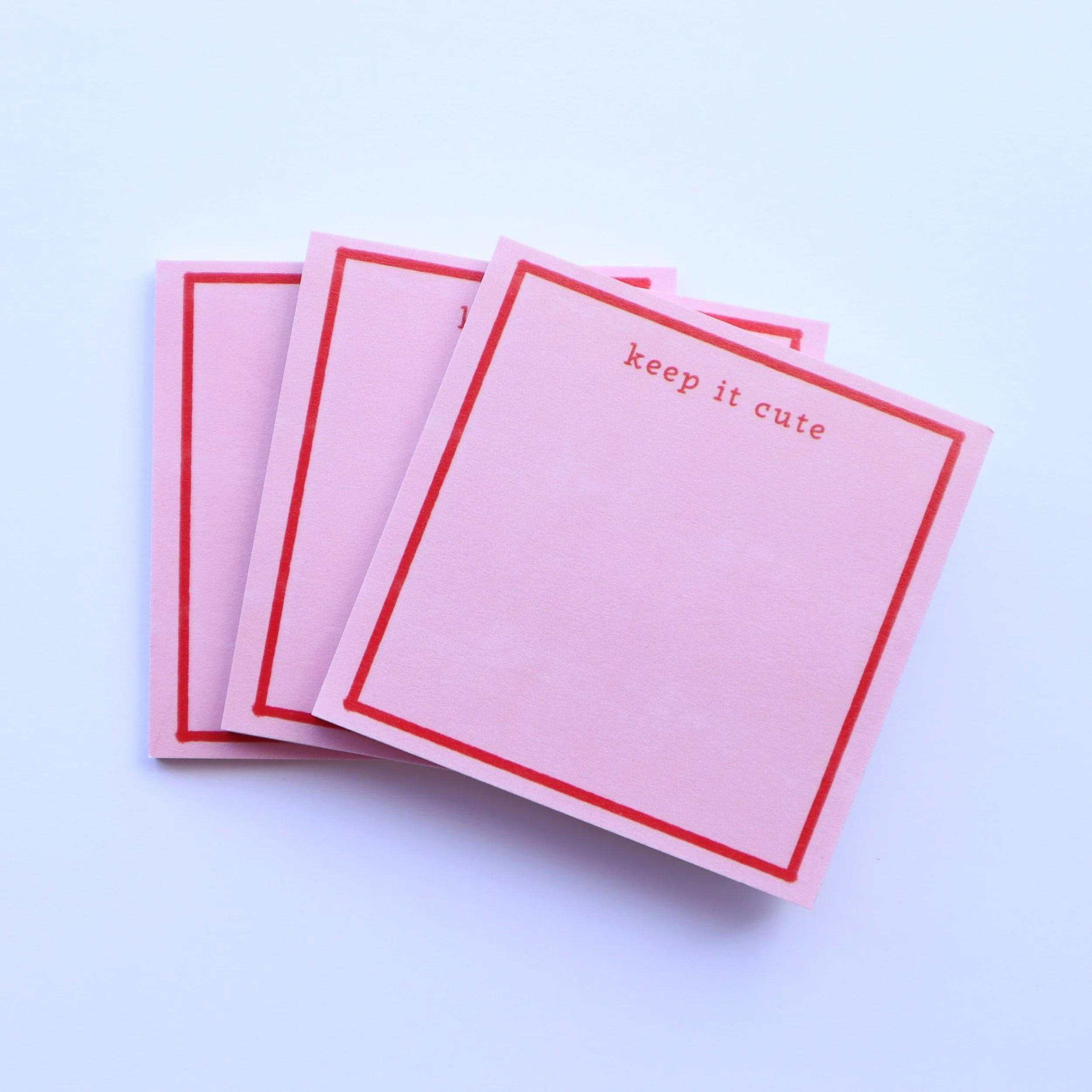 "keep it cute" sticky notes