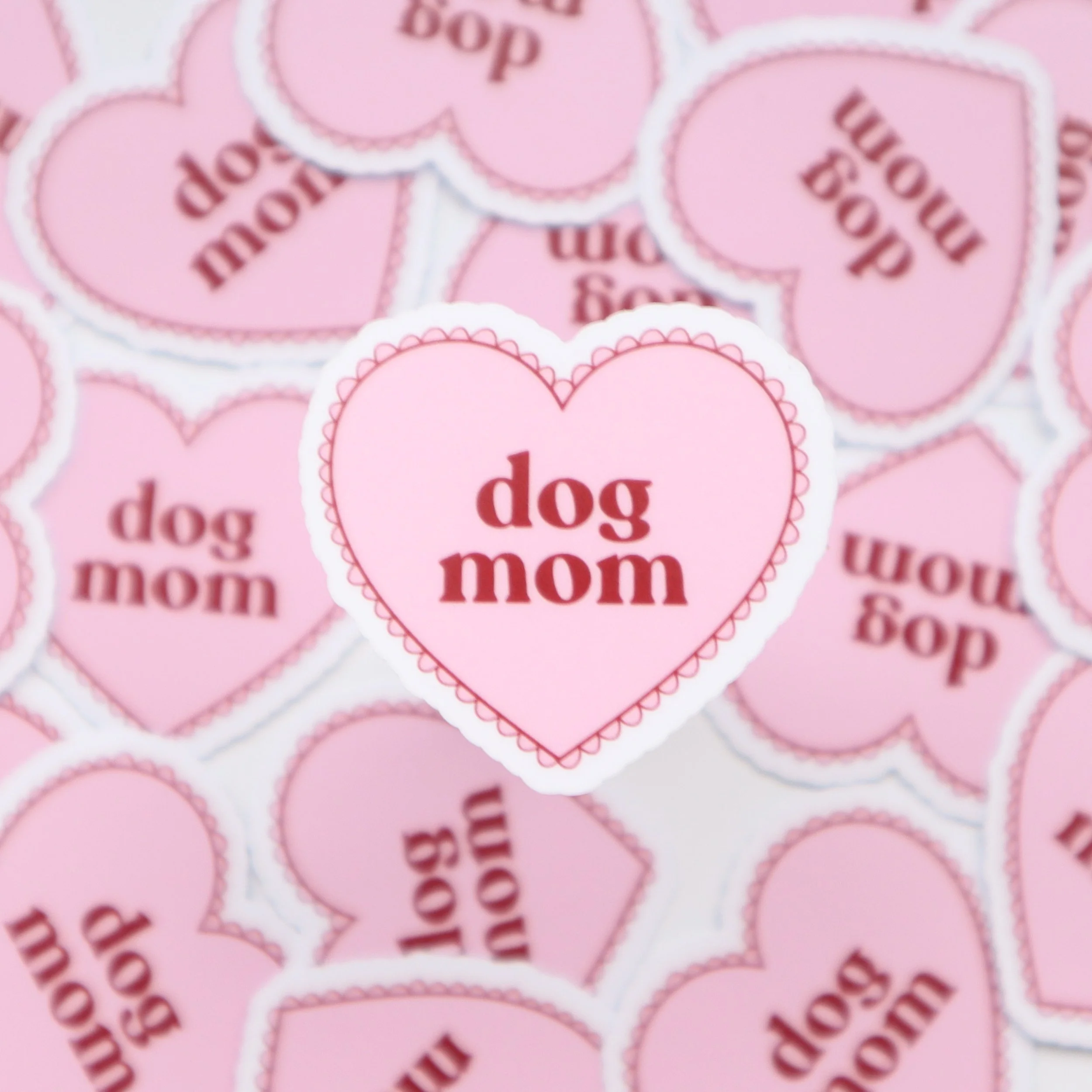"dog mom" sticker