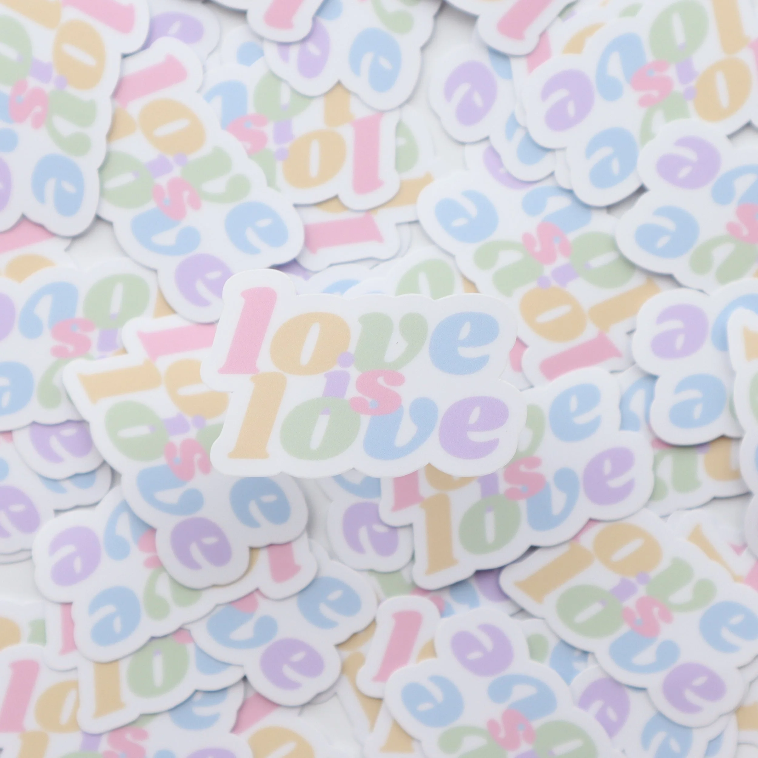 "love is love" pride sticker