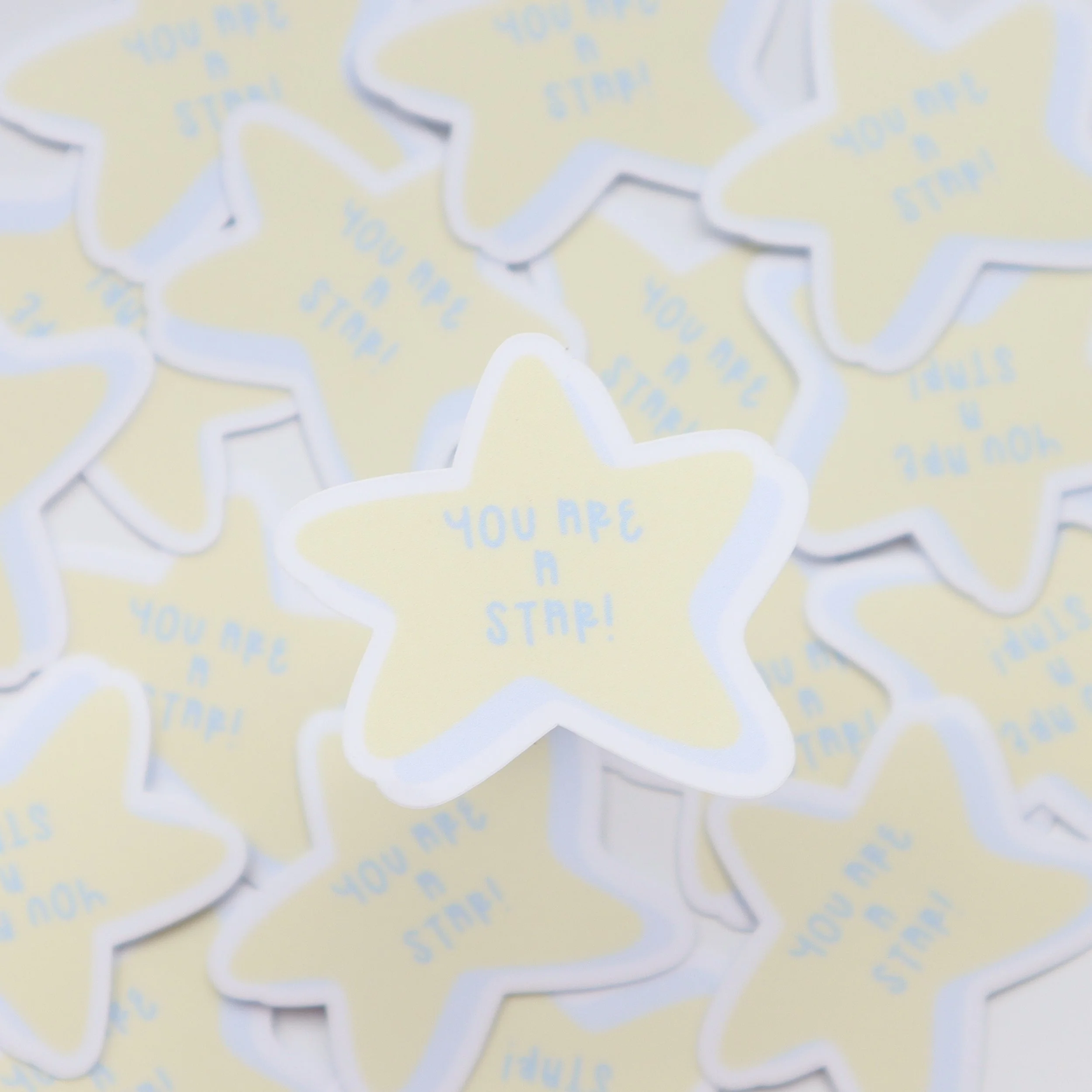 "you're a star" sticker