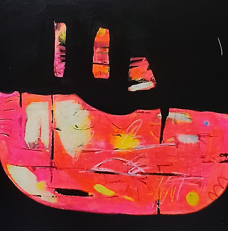 Root to Rise -
Acrylic on canvas -
96cm x 96cm -
Framed 