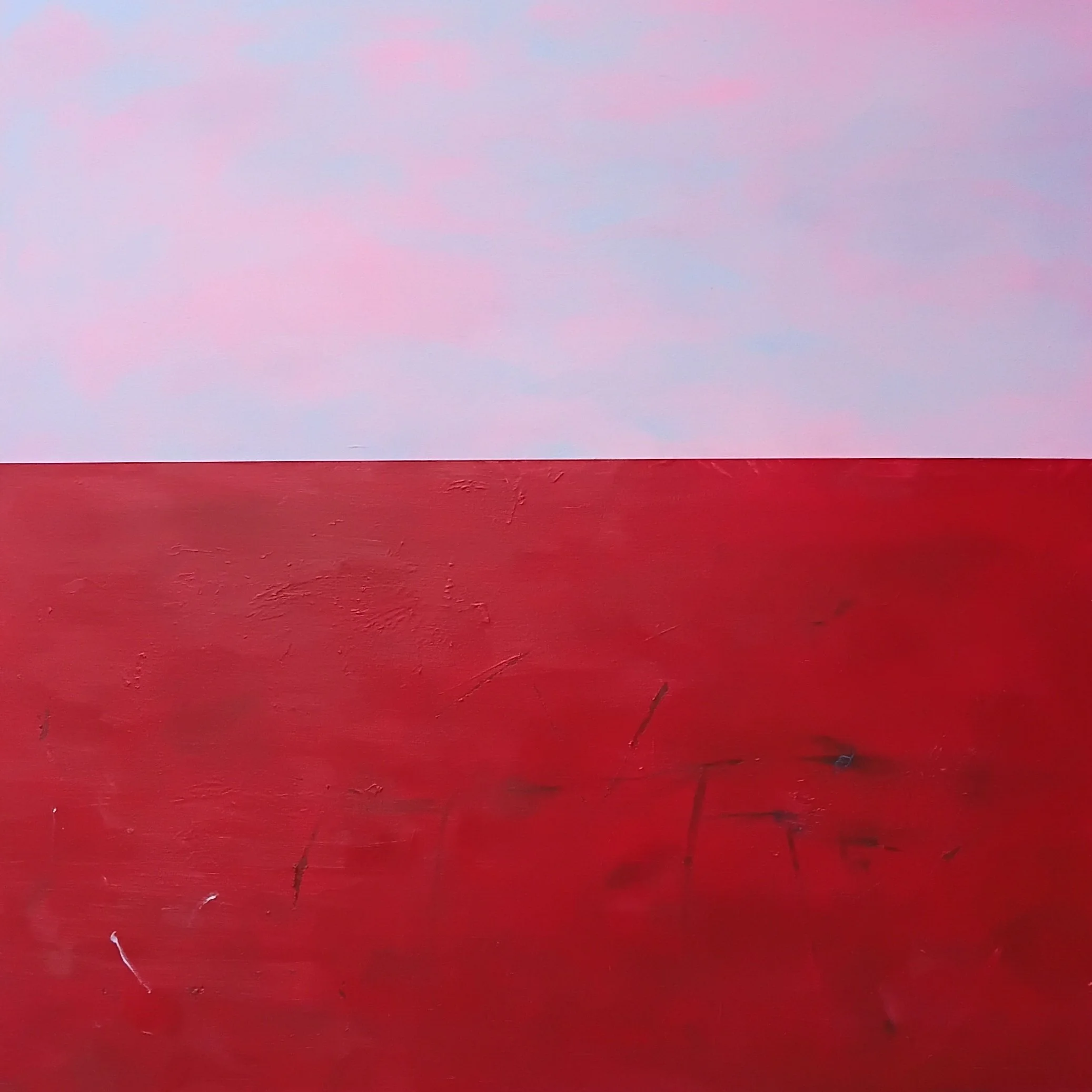 Where She Lands - Acrylic on canvas -  96cm x 96cm - Framed 