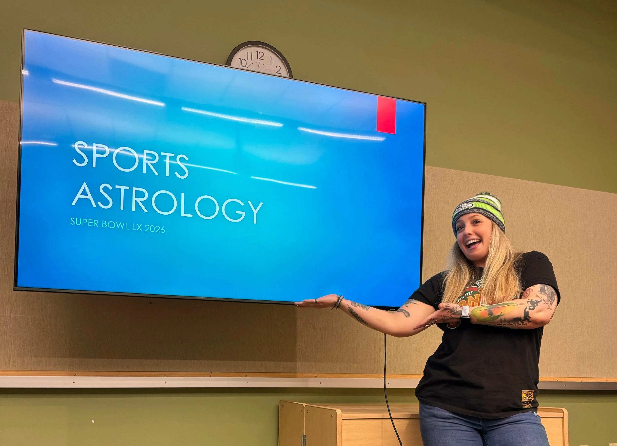 Super Bowl Bingo + Radio Room Astrology