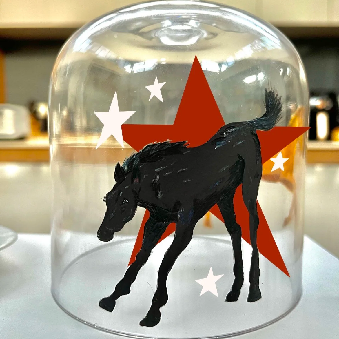 Acrylic Paint on Glass, 2026
