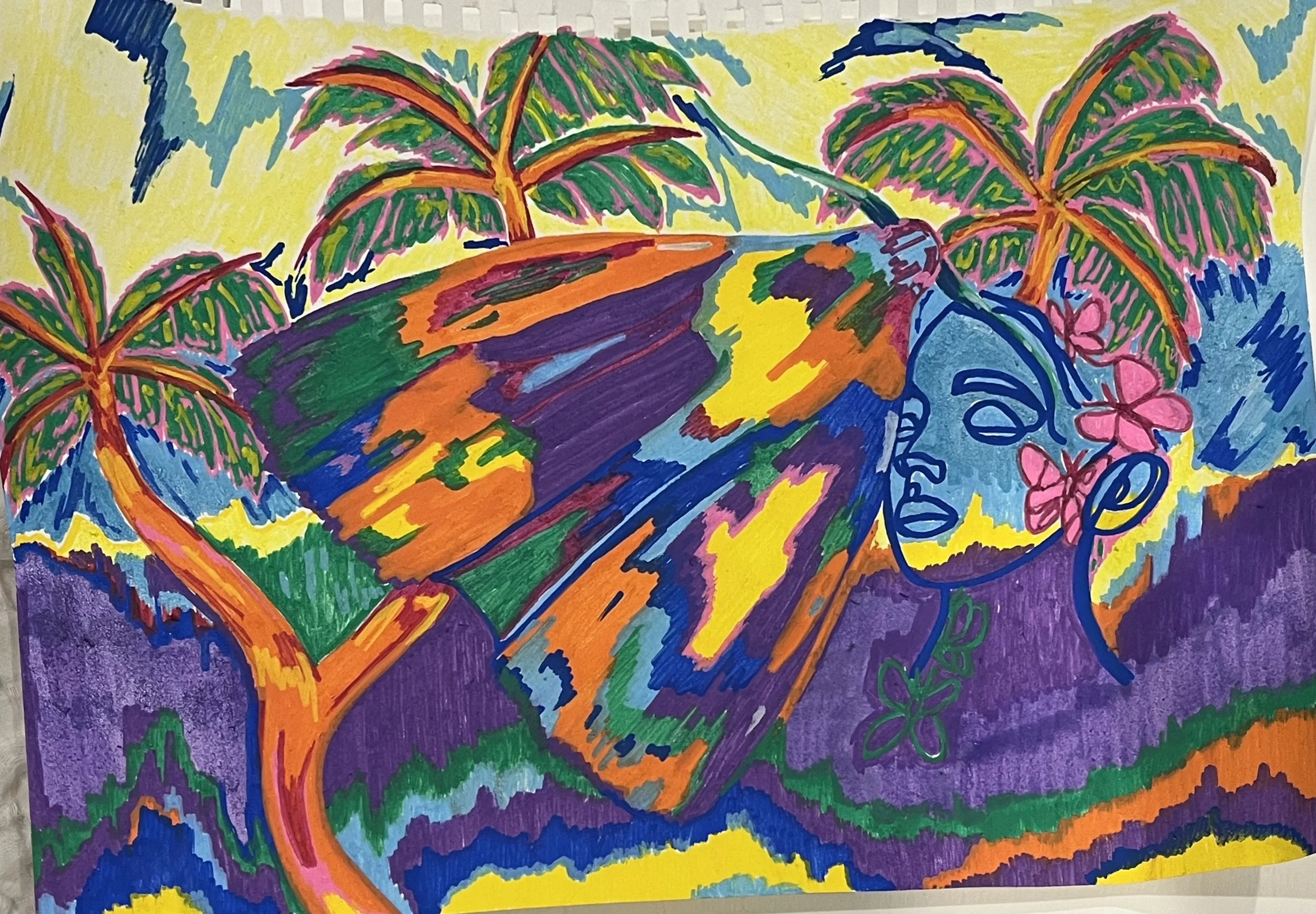 Acrylic Paint on Paper, 2023