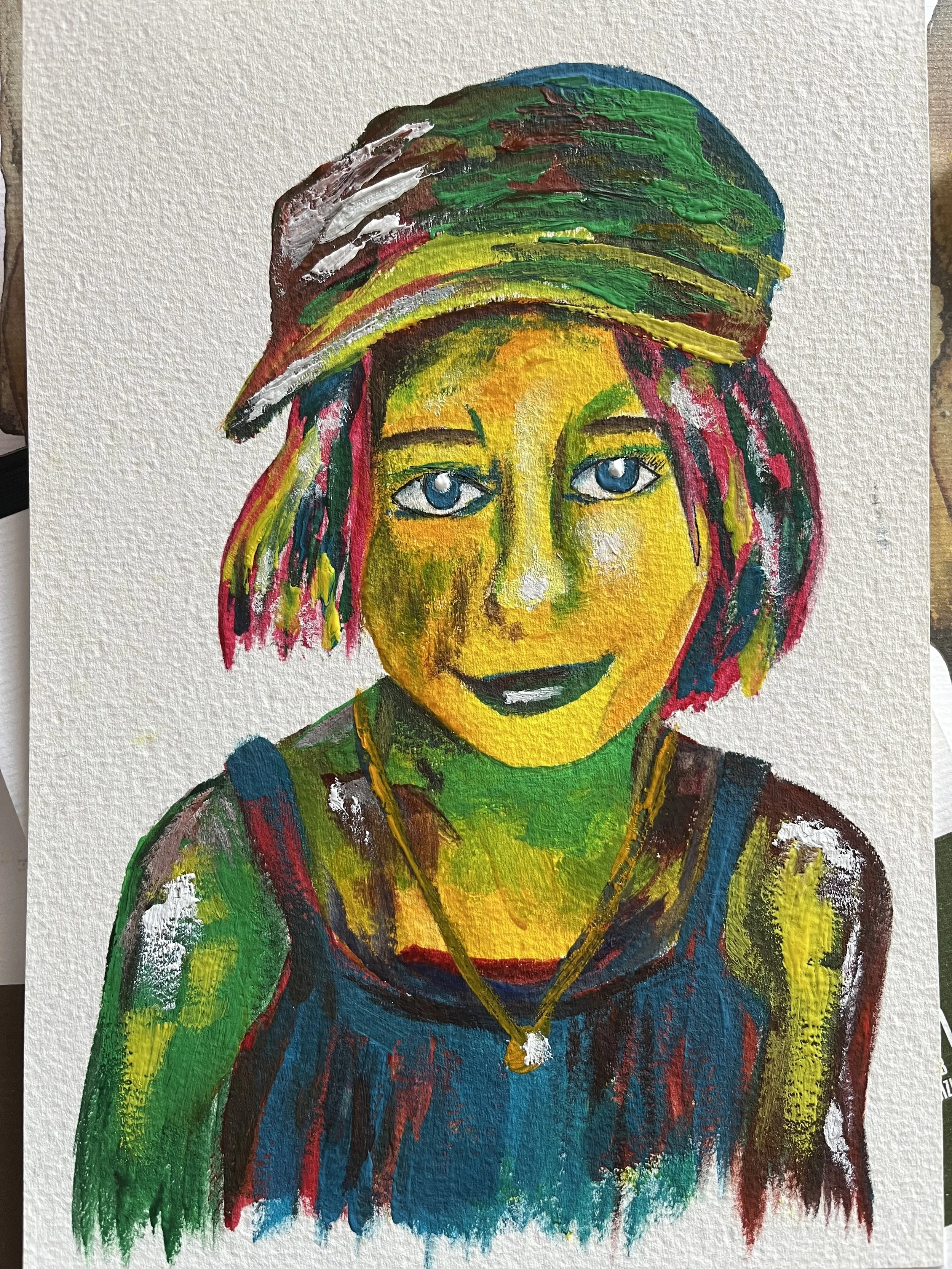 Acrylic Paint on Paper, 2024