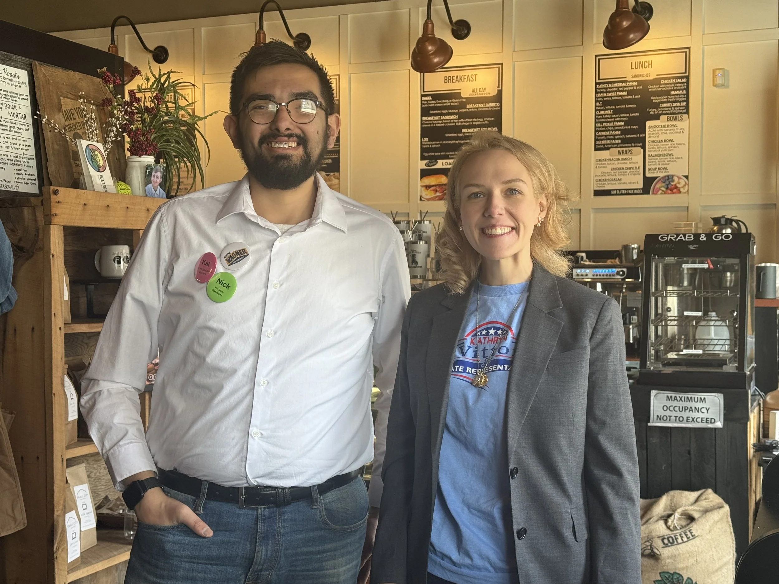 Committeeman Dominic Gardunio with Kathryn DiVittoro for State Representative