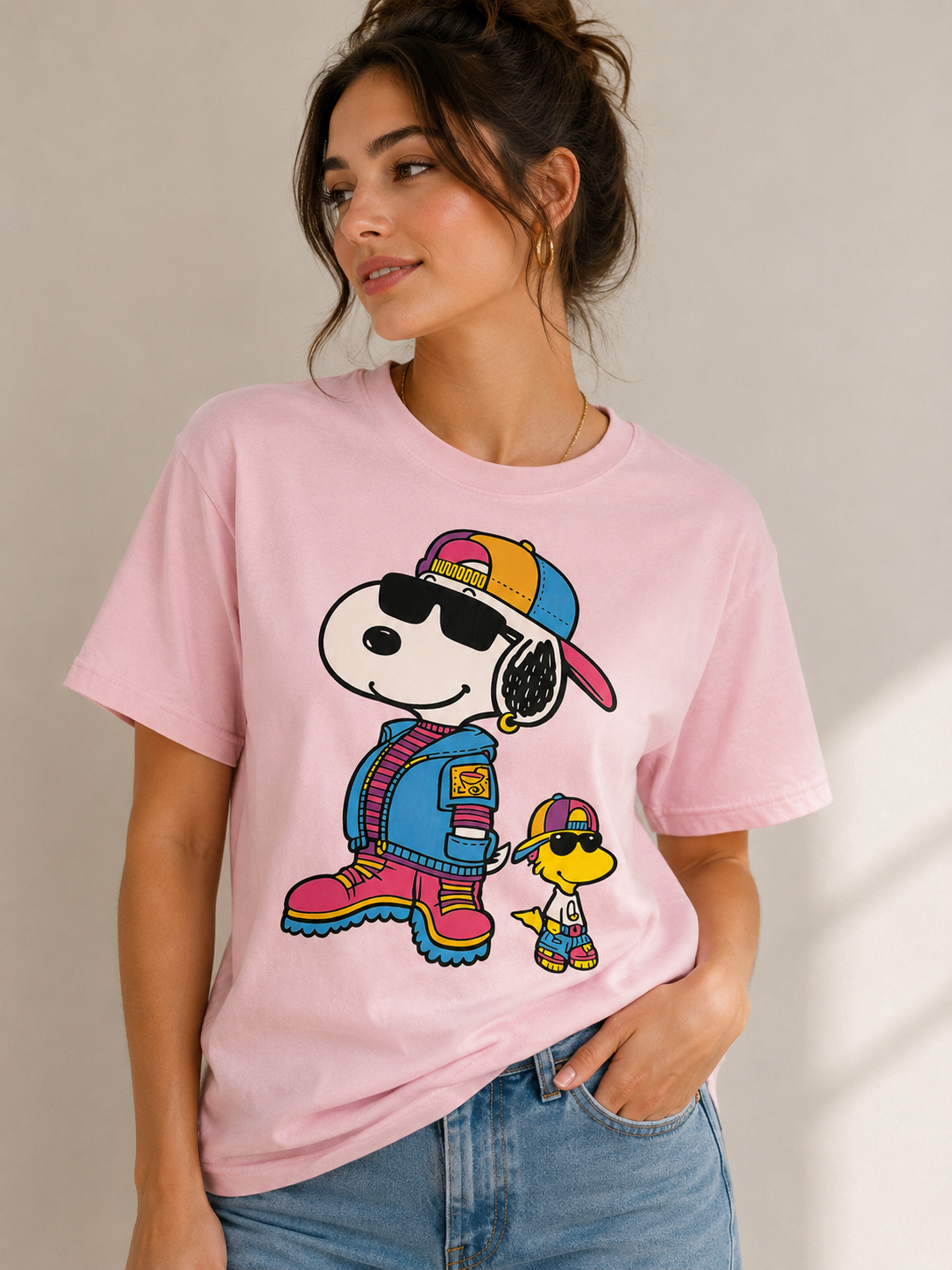 🐾 Retro Snoopy & Woodstock Besties Graphic Tee