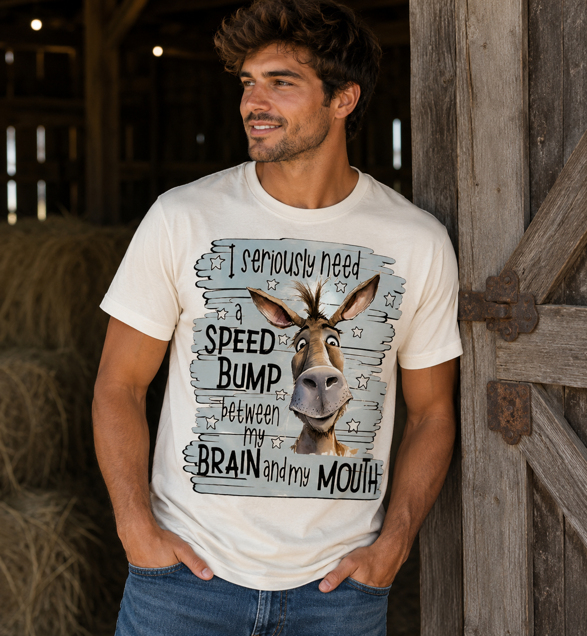 Donkey Speed Bump Graphic Tee