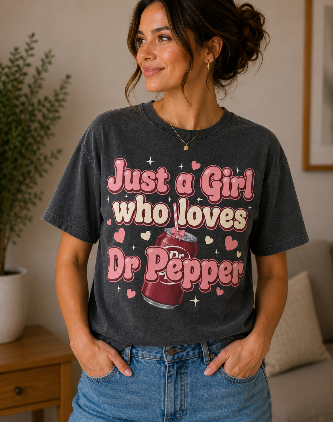 Just a Girl Who Loves Dr Pepper Tee