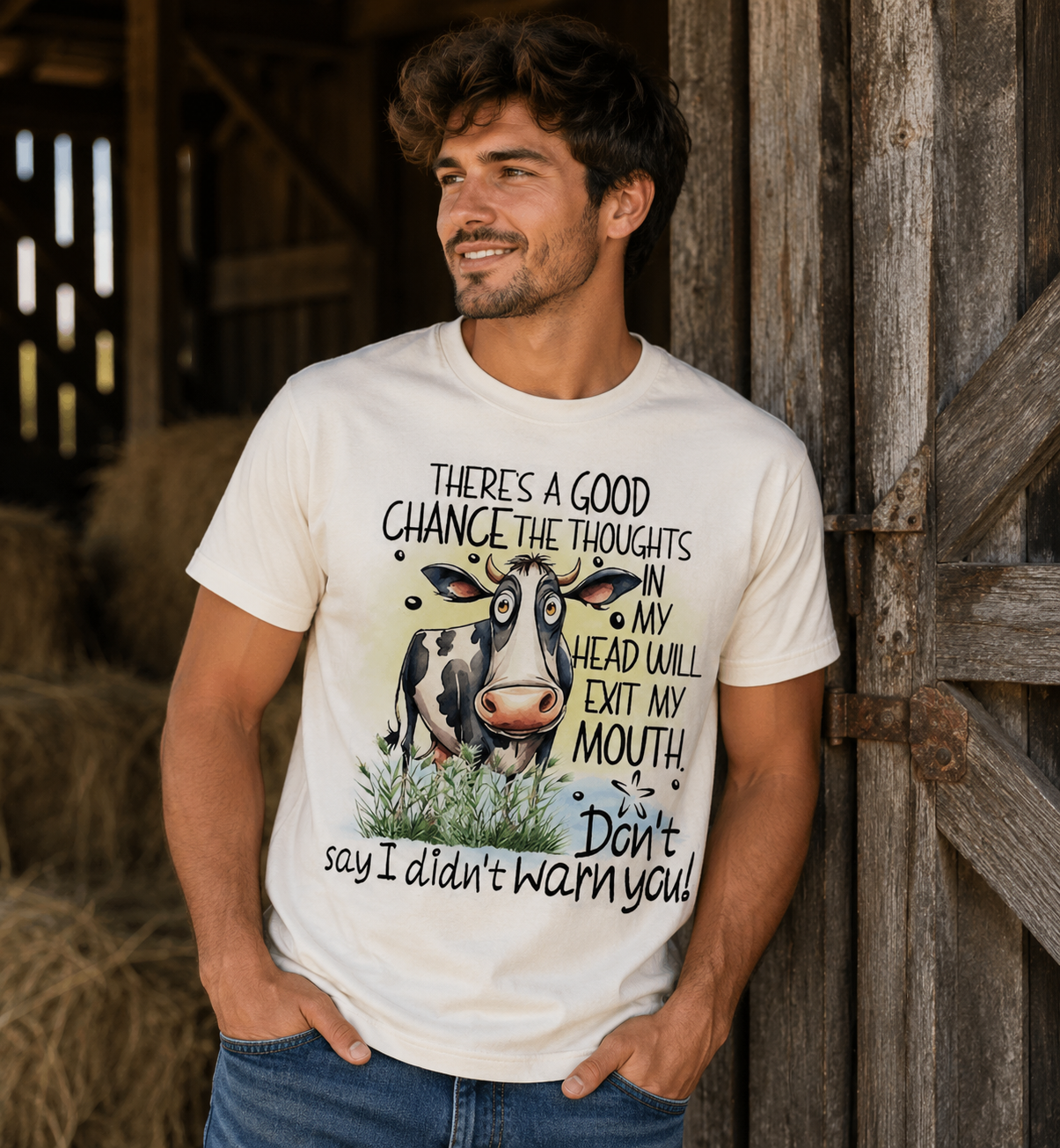 Say It Out Loud Cow Tee