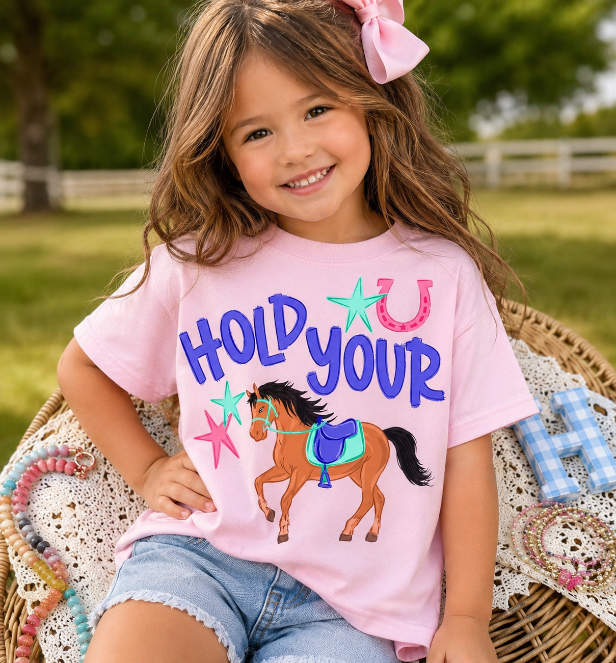 Hold Your Horses Youth Graphic Tee
