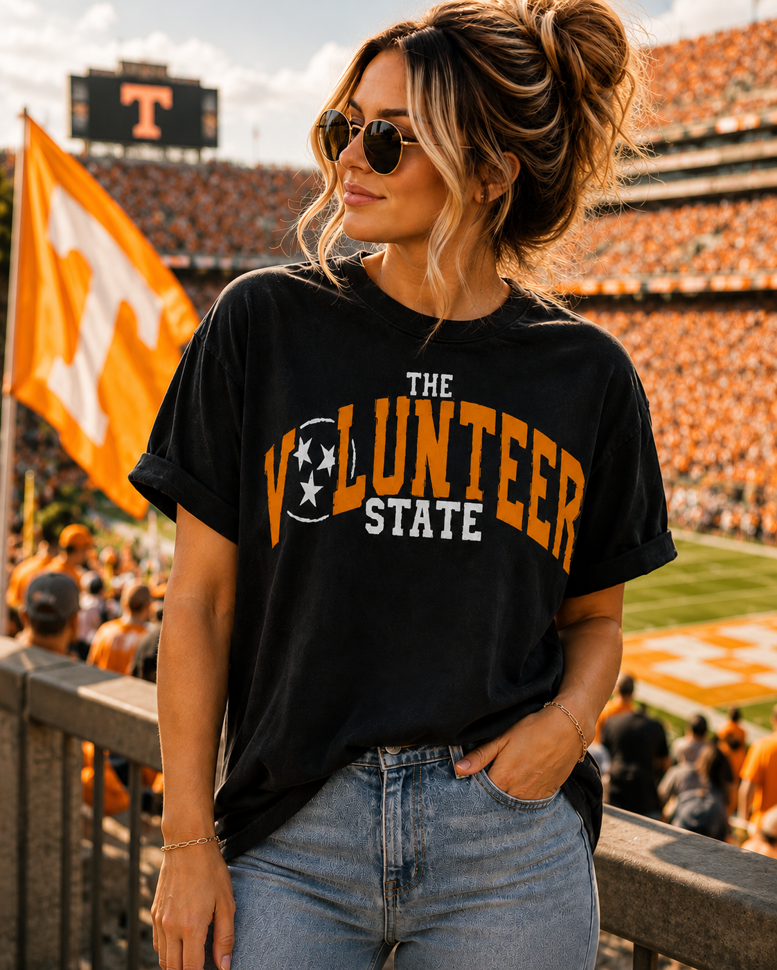 🧡🏈 The Volunteer State Tennessee Game Day Graphic Tee