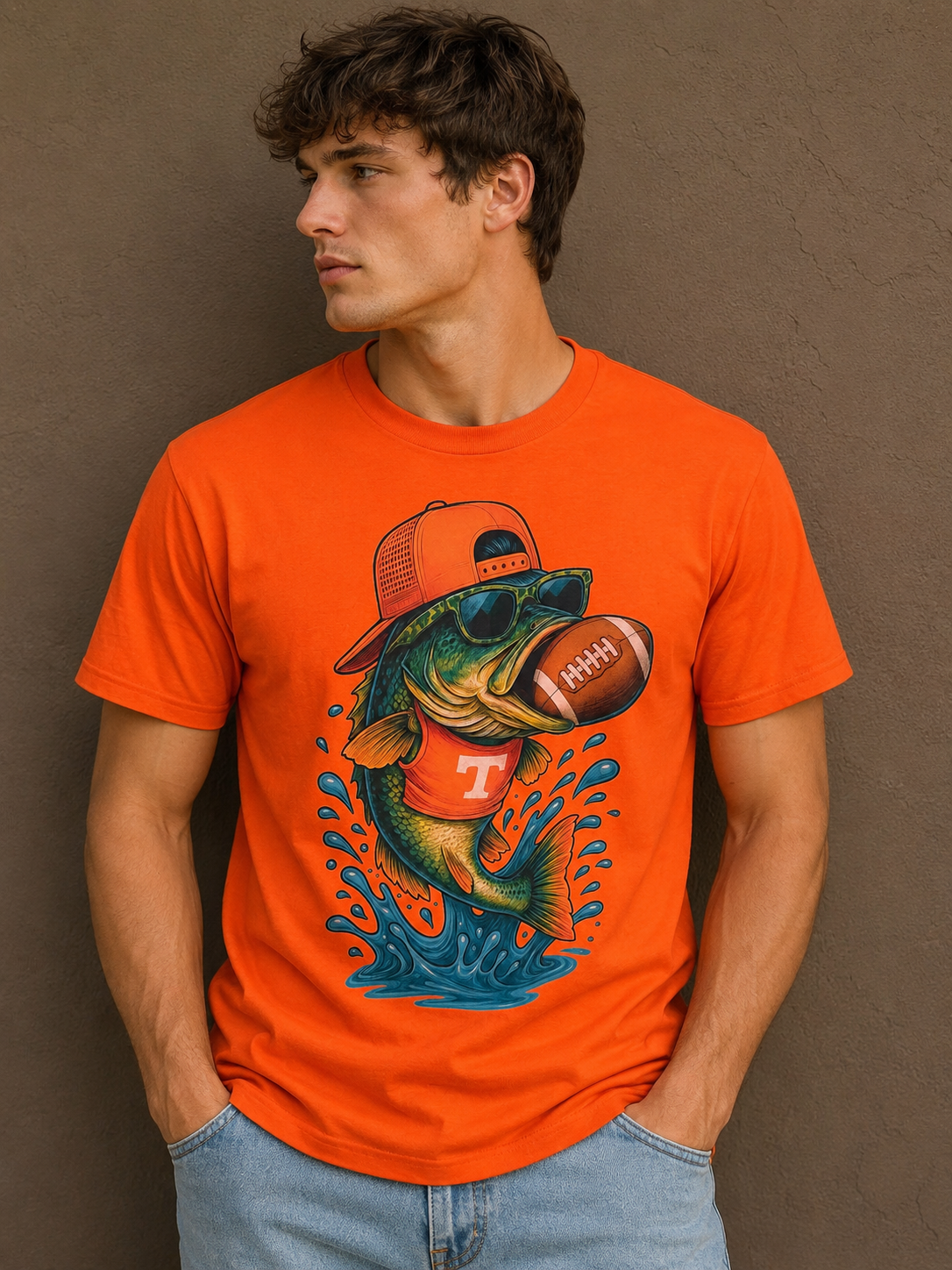 🐟🏈 Tennessee Touchdown Bass Tee