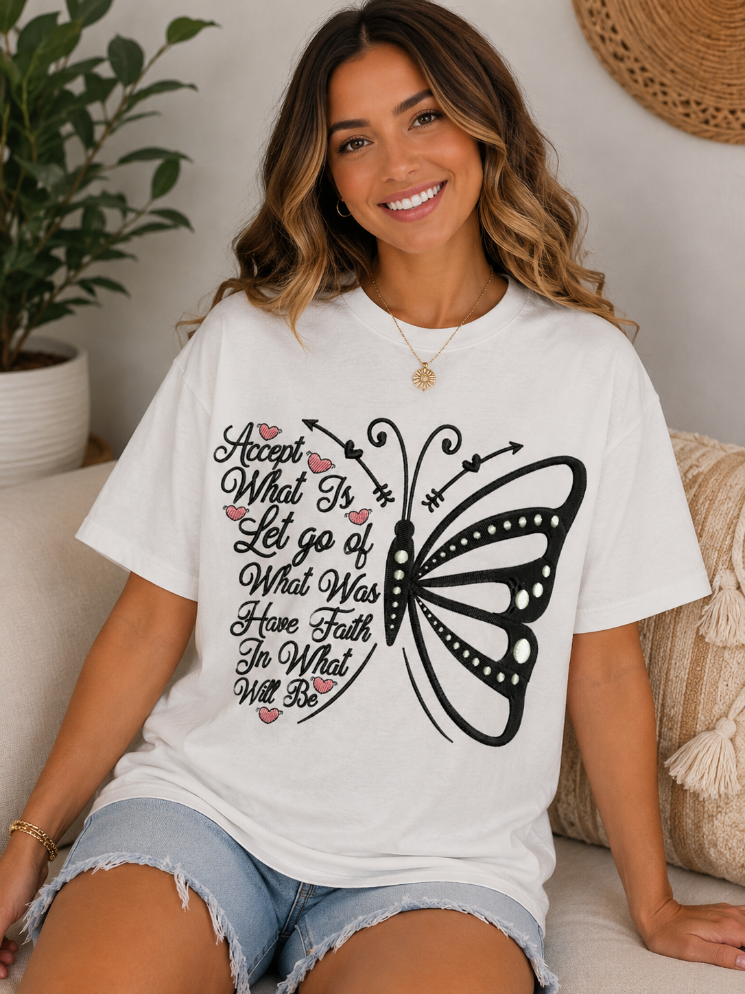 🦋 Faith Through The Changes Butterfly Tee