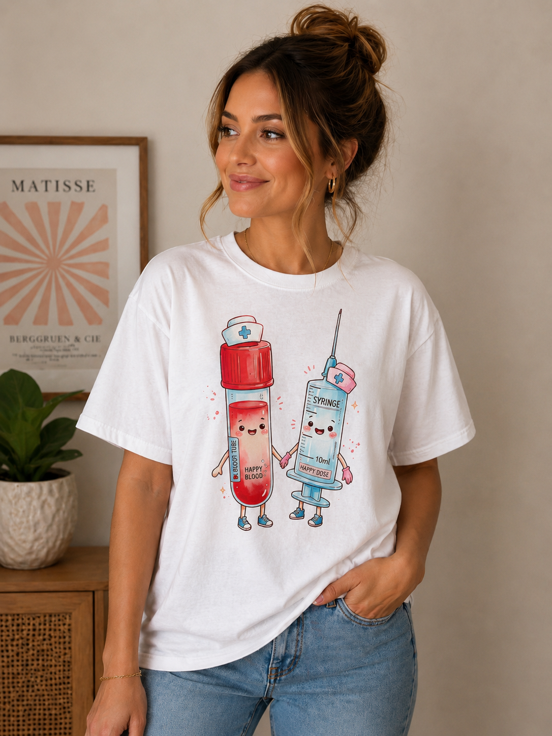 Happy Blood & Happy Dose Phlebotomy Tee