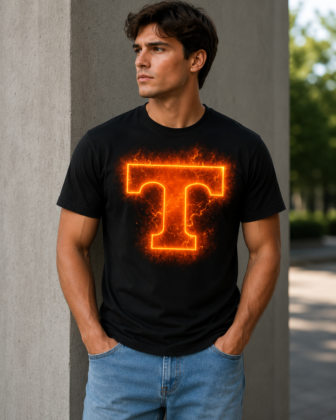 🔥🧡 Tennessee Fire Glow Tee