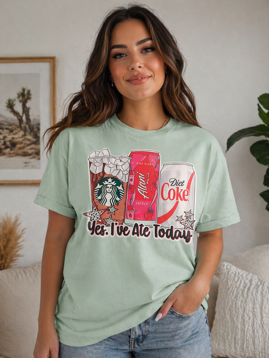Yes, I’ve Ate Today Funny Girl Dinner Tee