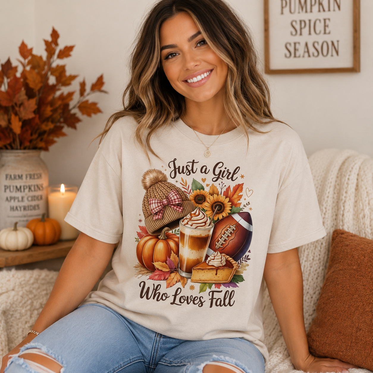 🍂 Just a Girl Who Loves Fall Tee