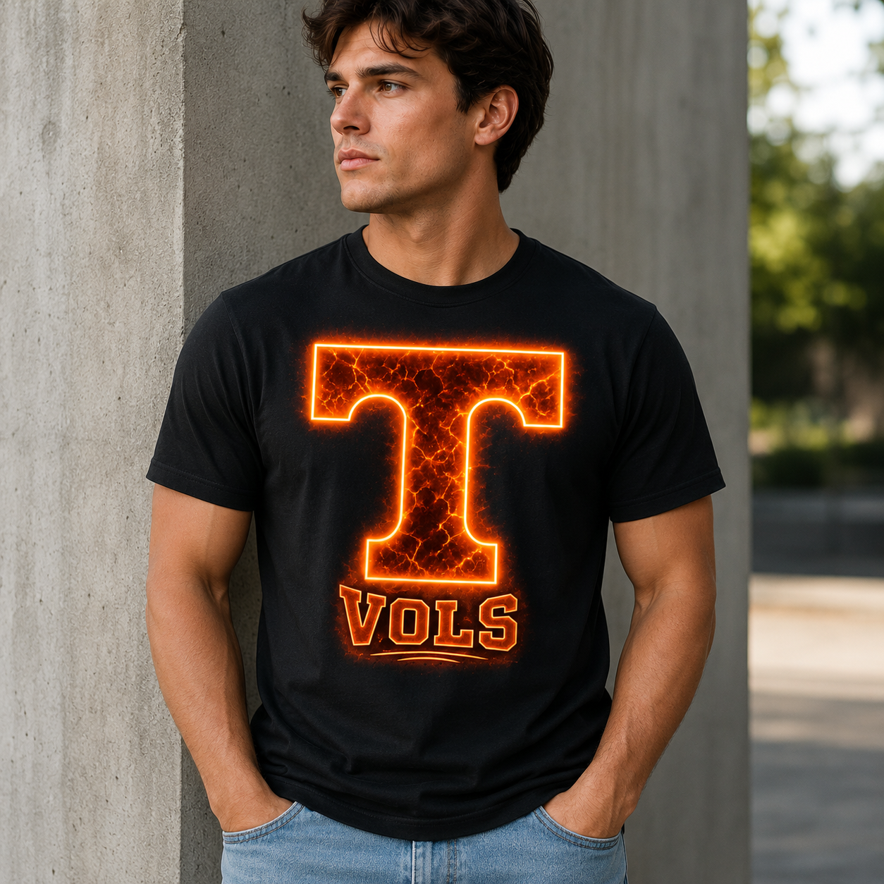🔥🧡 Vols Fire Glow Tee