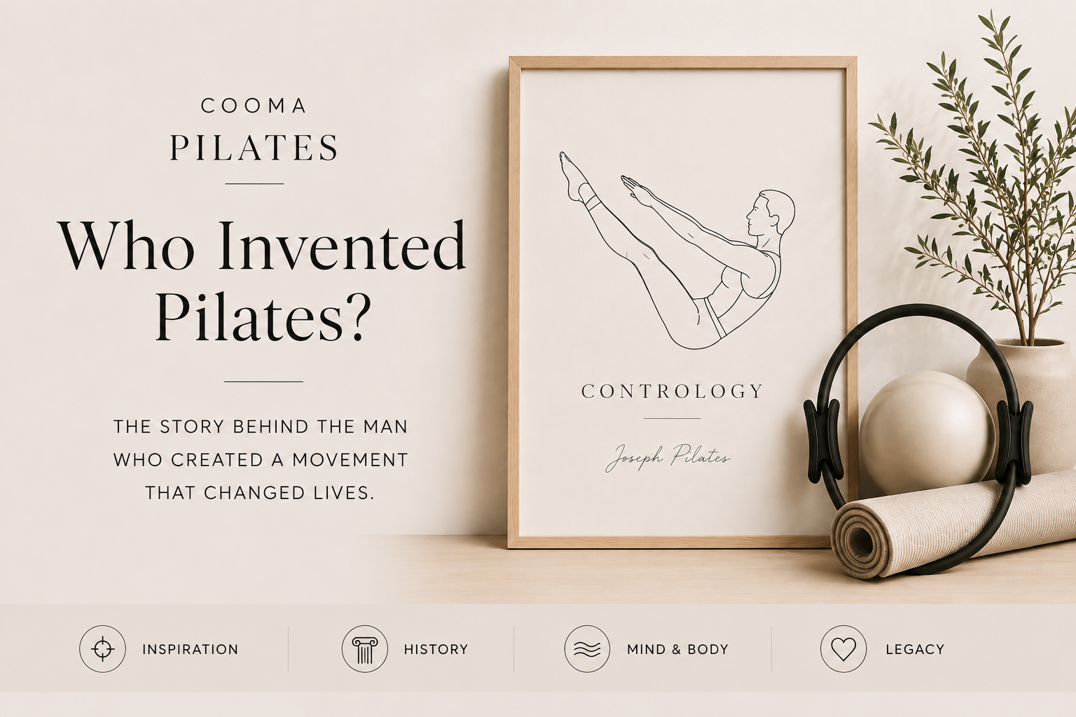Who invented Pilates?
