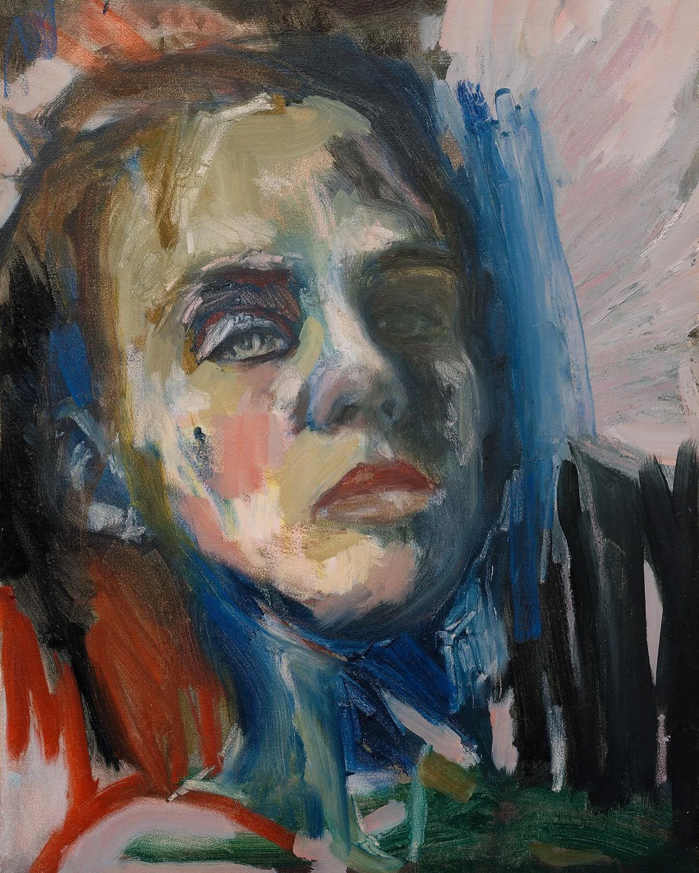 &ldquo;Bruised echoes&rdquo;

Oil on canvas