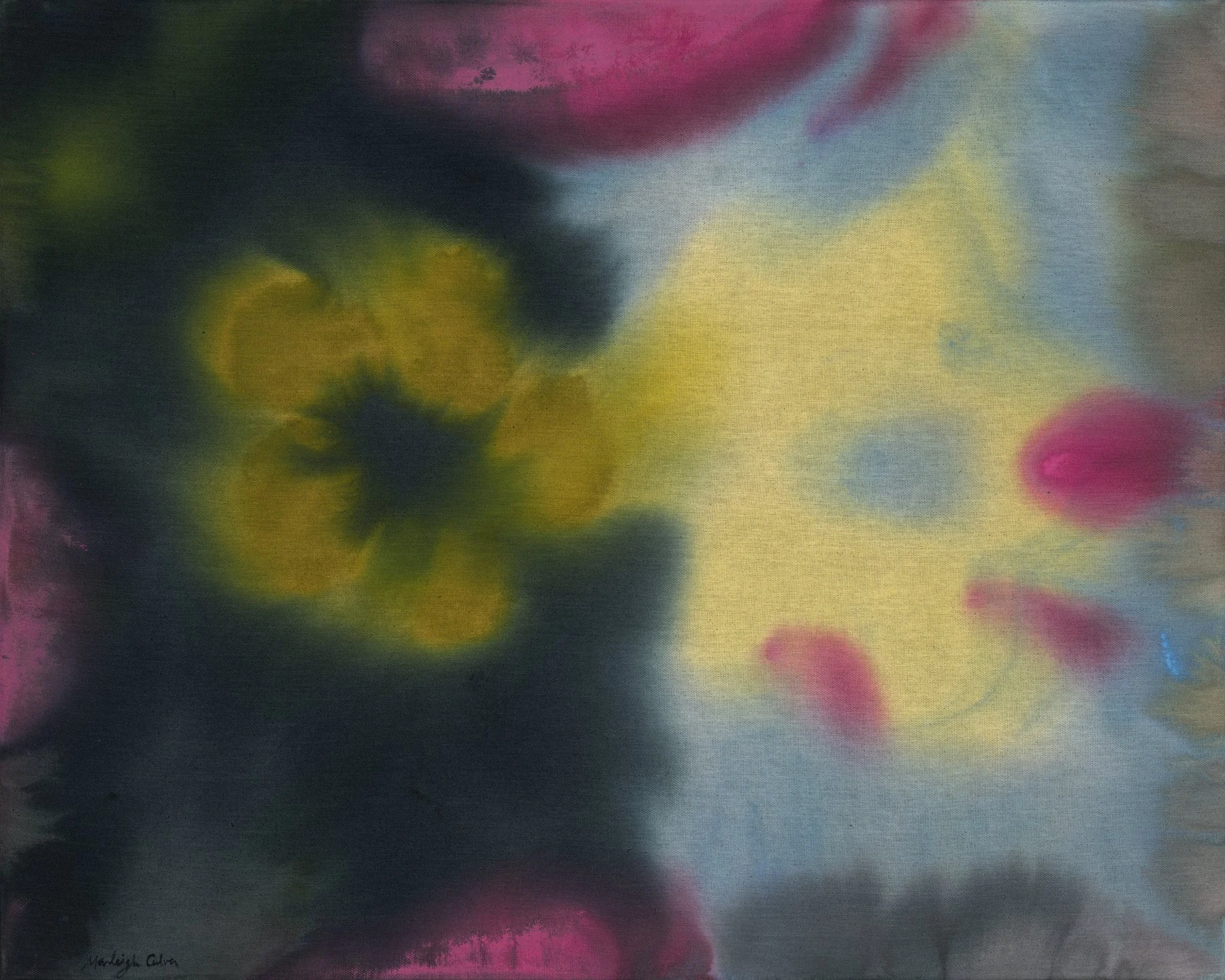 ‘DAWN BIRDSONG', 30" x 24", Acrylic on Raw Canvas, 2024