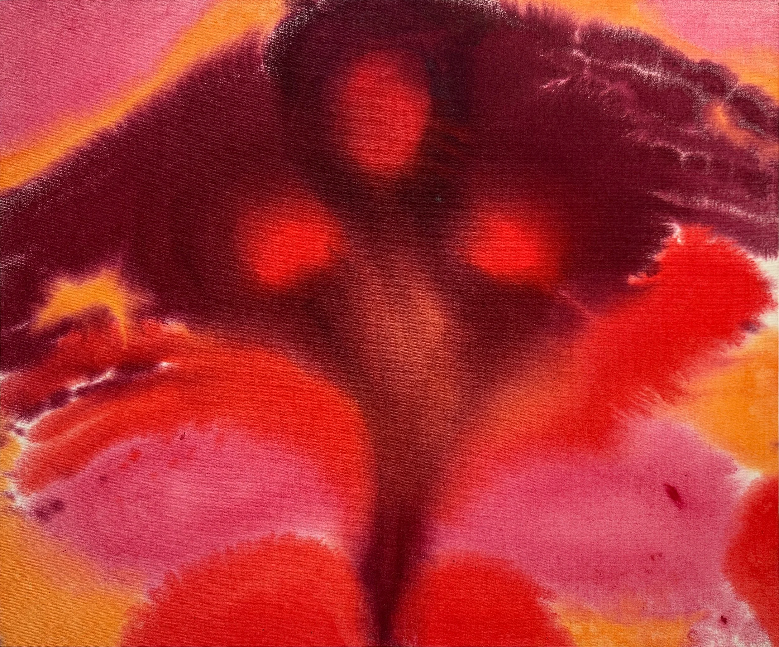 ‘KITRI’, 36” x 30”, Acrylic on Raw Canvas, 2025