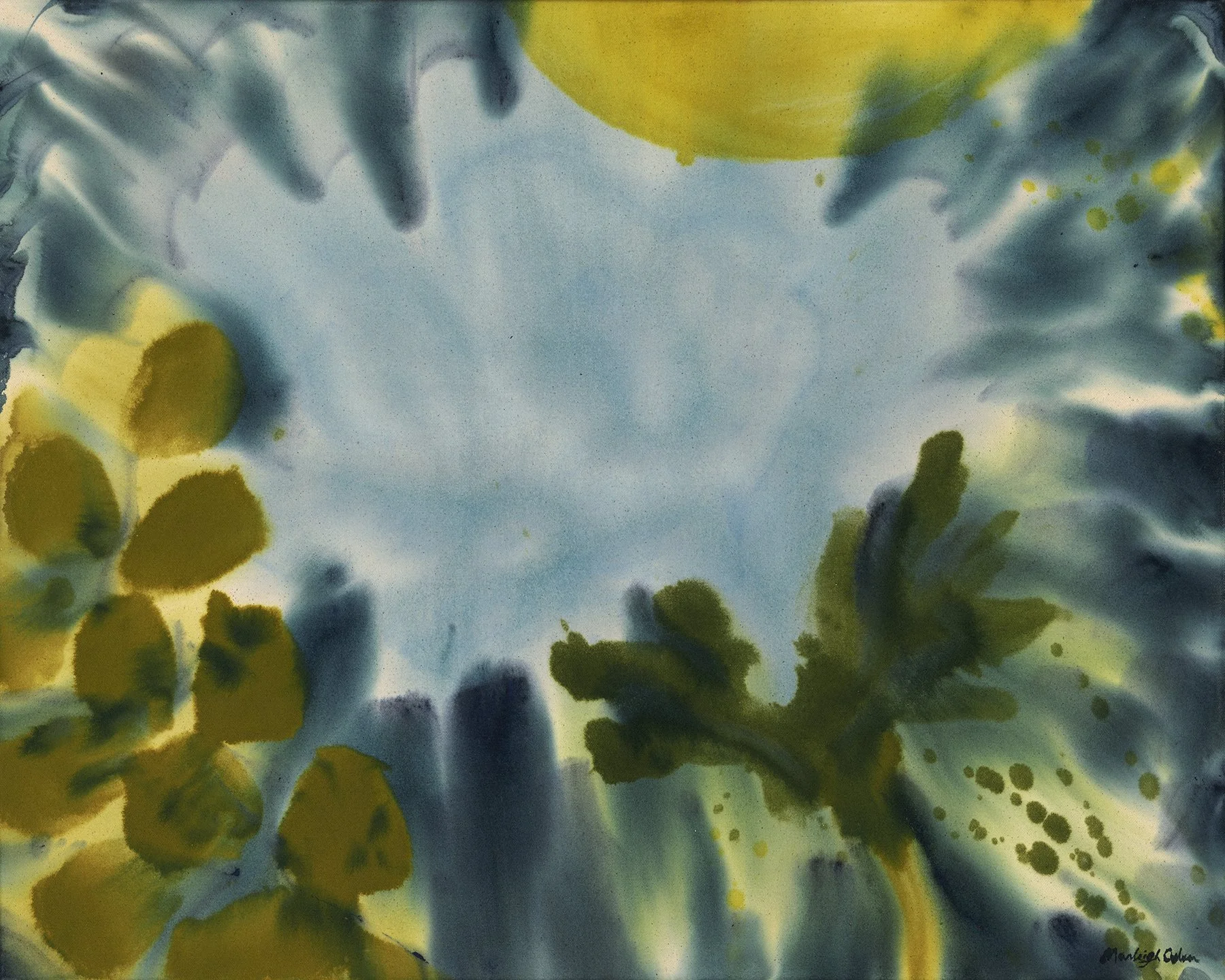 ‘DESERT WINTER’, 30" x 24", Acrylic on Raw Canvas, 2024