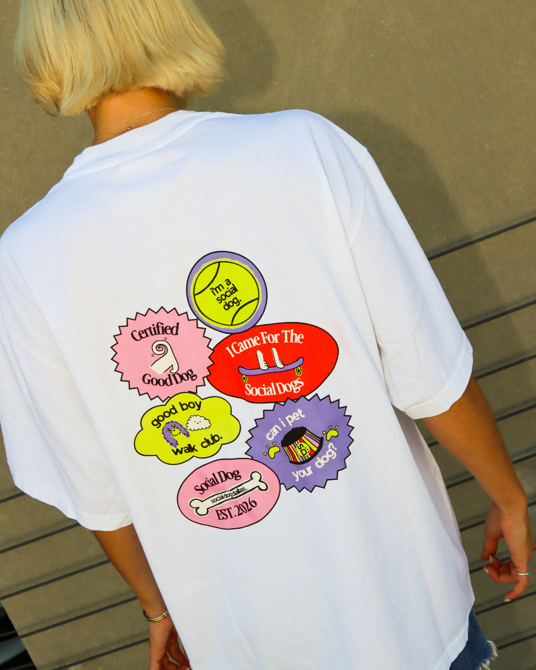 The Social Dog Stamp Tee
