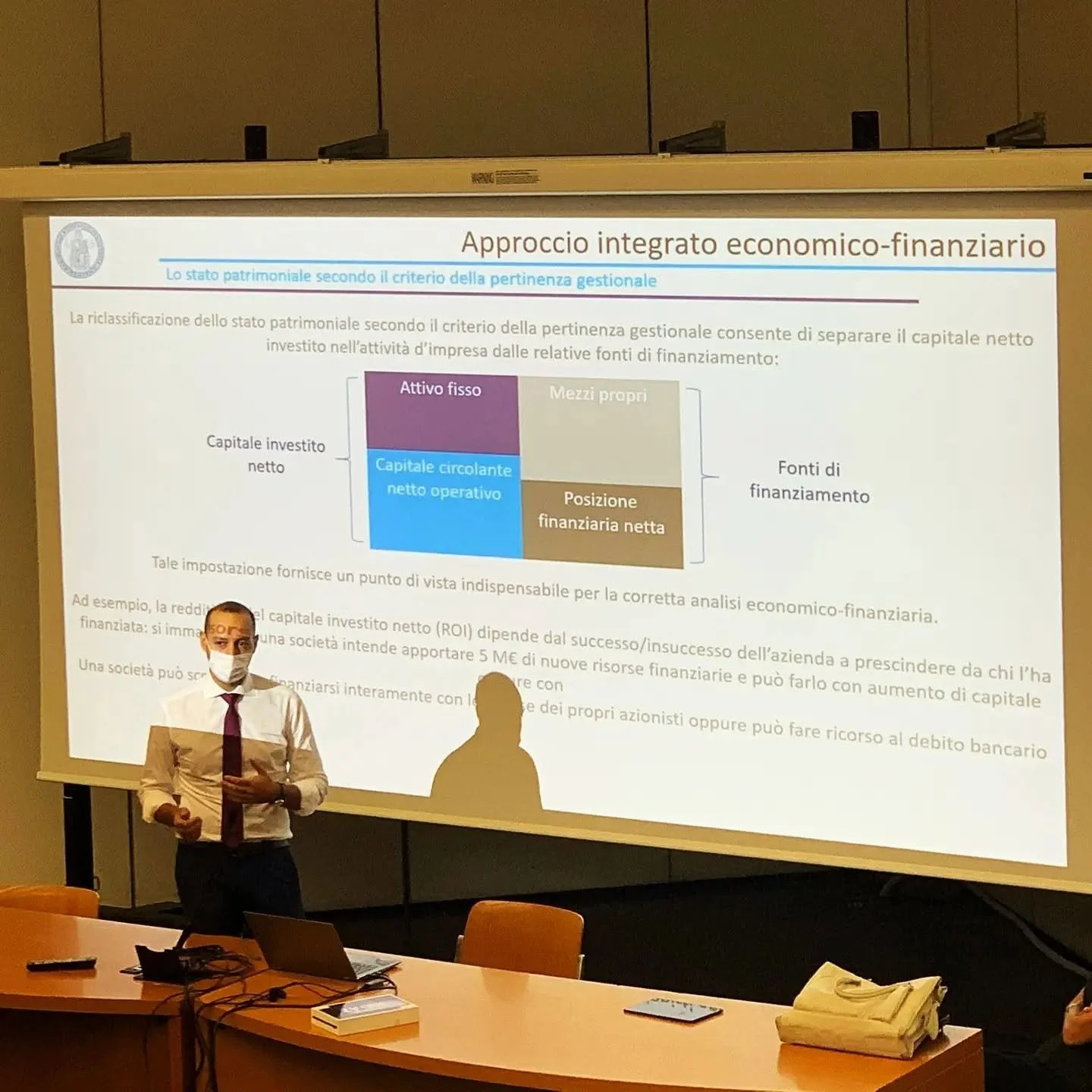 Lezione di Economia Aziendale presso l’Università degli Studi di Napoli Federico II