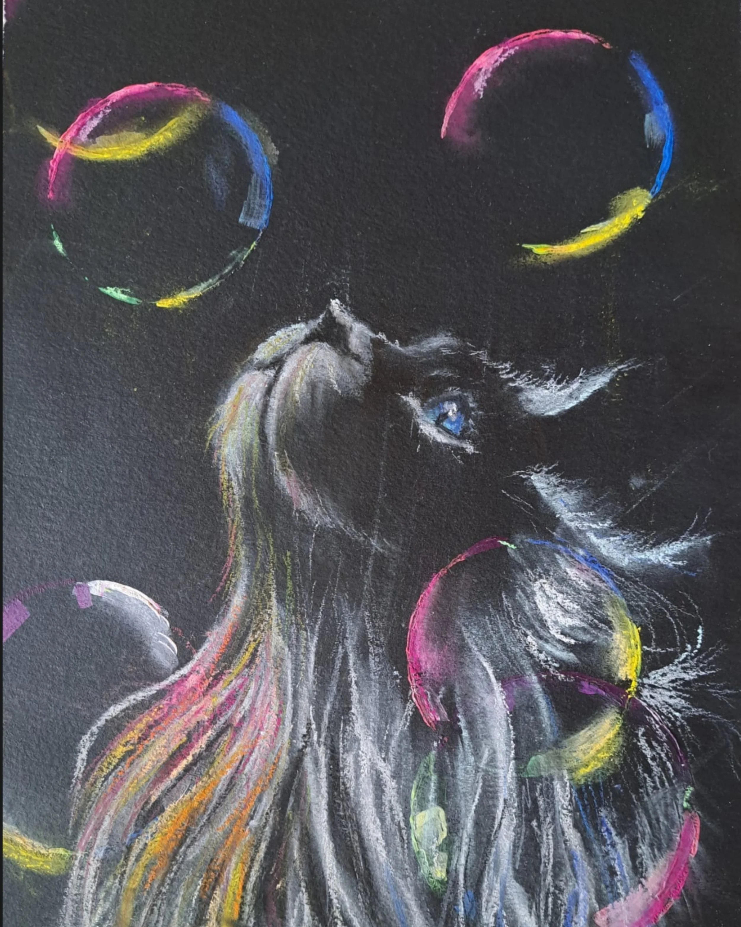 Mirada Neon 
Obra figurativa de Erin Valdés