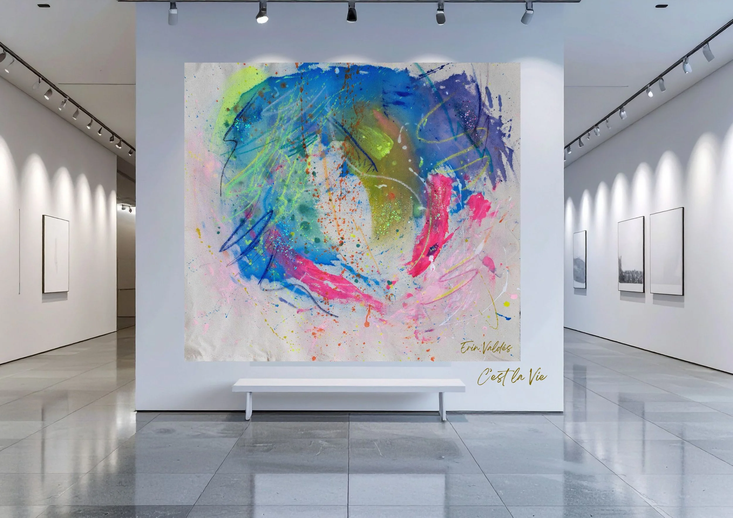 "C'est la Vie"
Obra abstracta de Erin Valdès