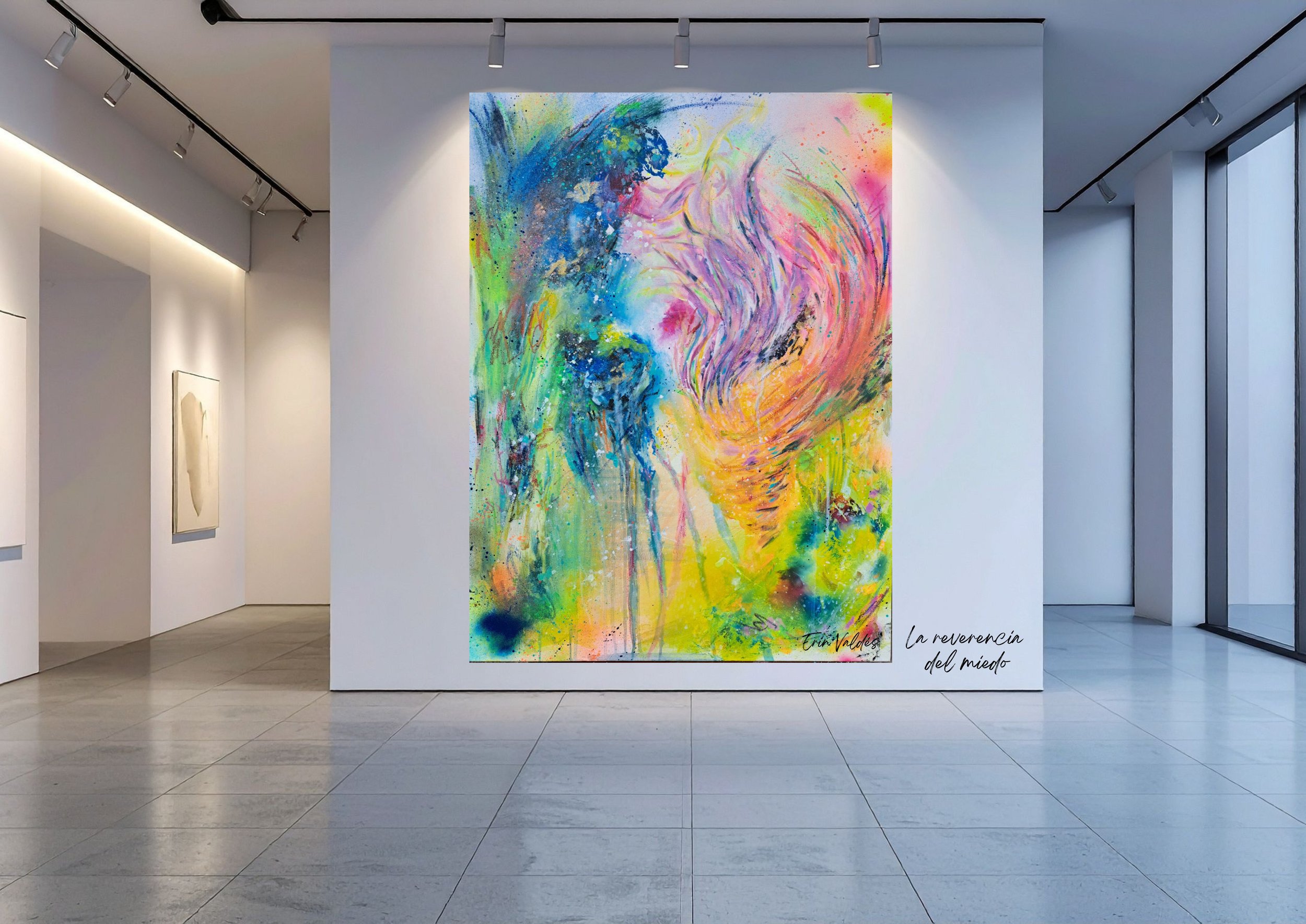 'La reverencia del miedo'.
Obra abstracta de Erin Valdés