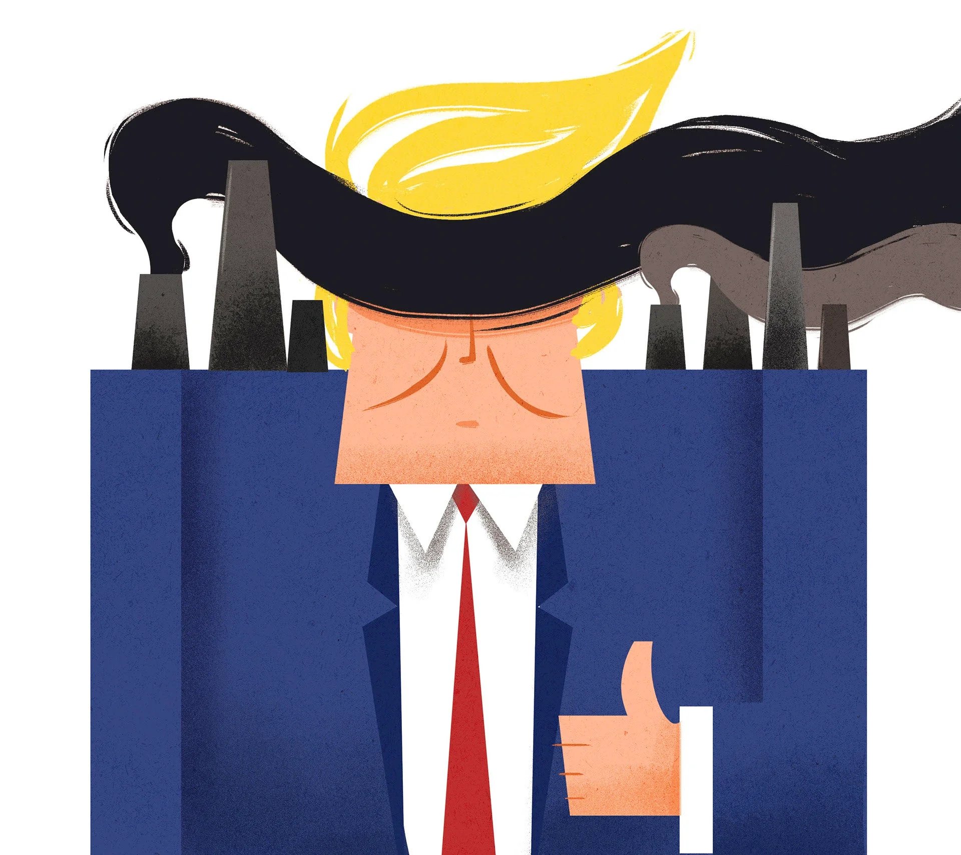 Donal Trump denies that climate change is happening. He has declared that his country rejects the very idea of controlling emissions.