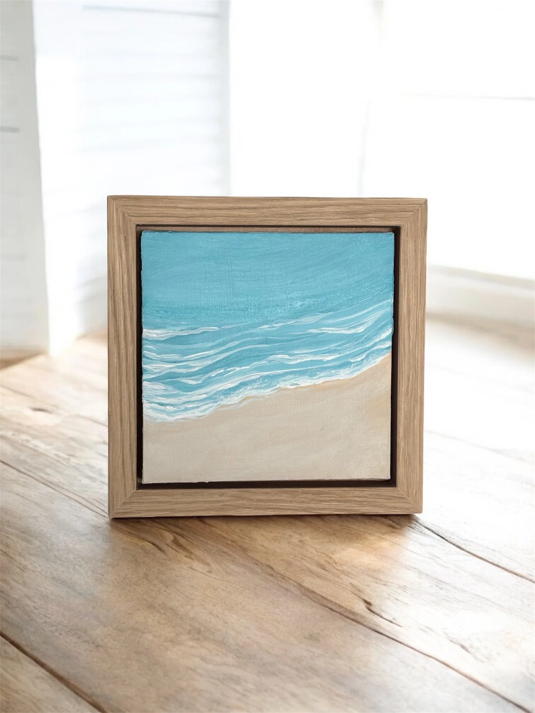 Shoreline II | Original Framed Coastal Seascape Painting