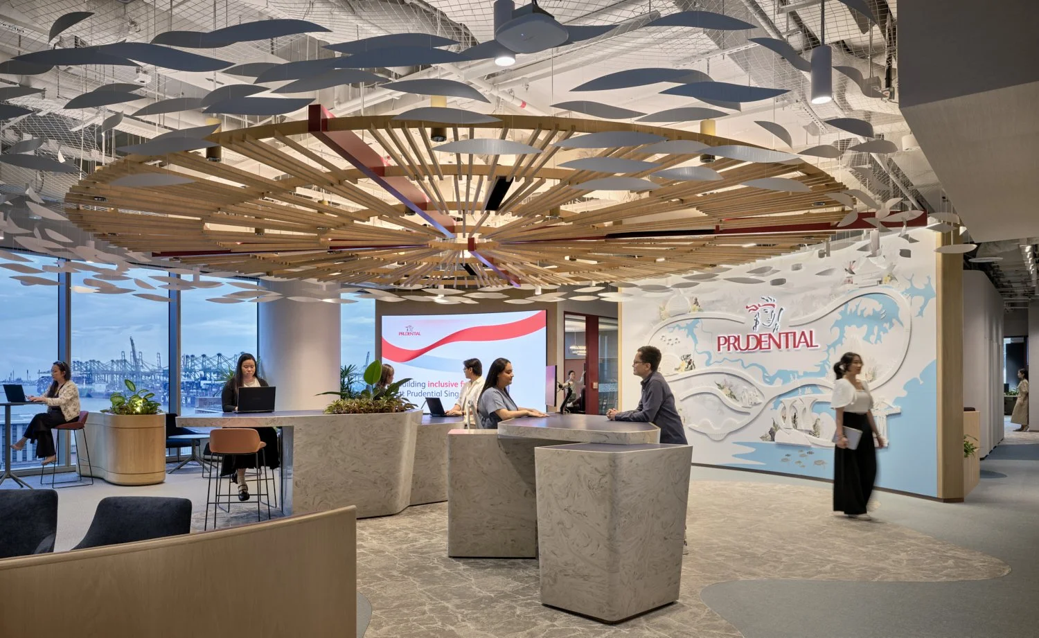 Prudential Singapore Workplace Wayfinding