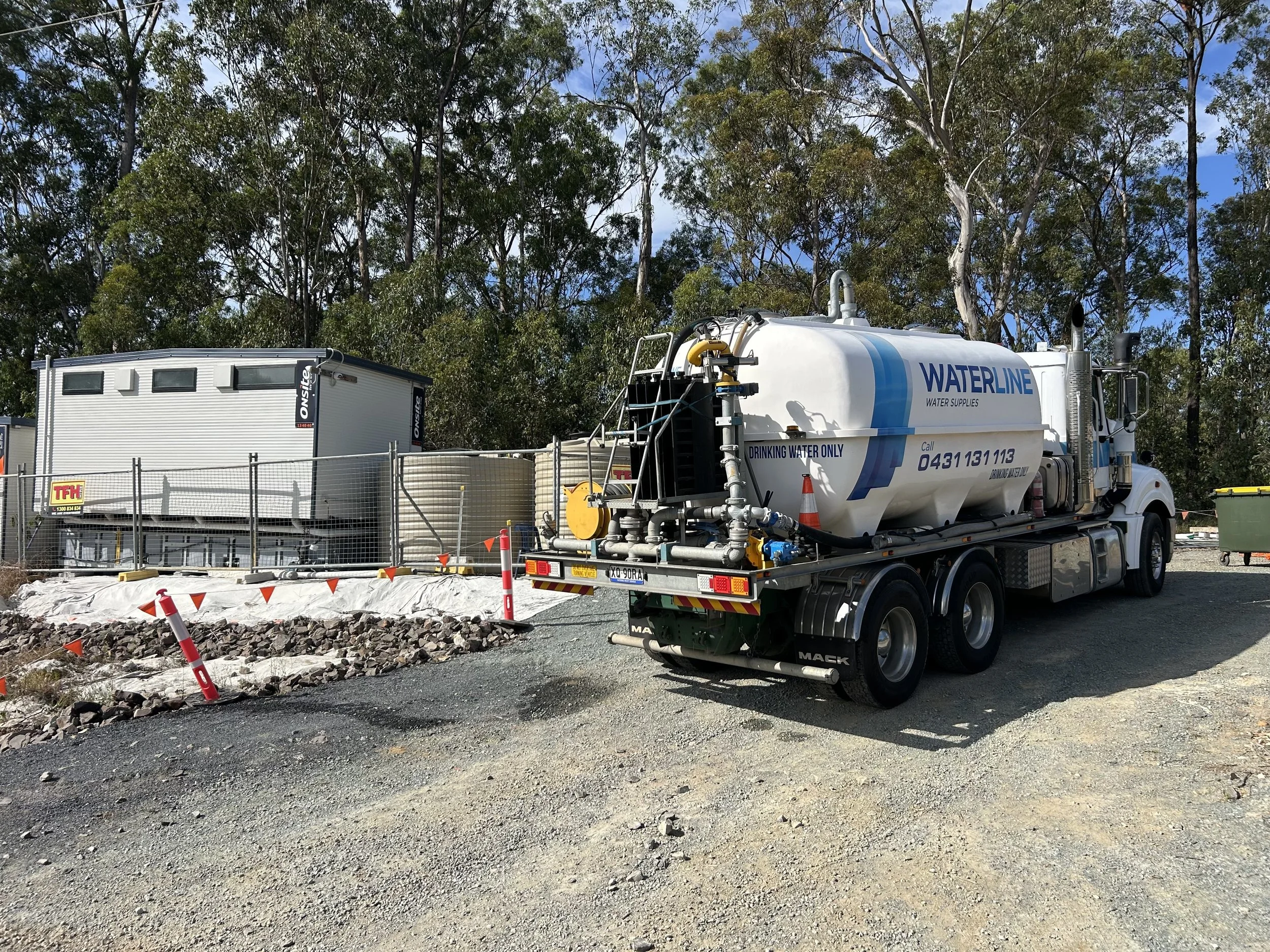 Concrete watering