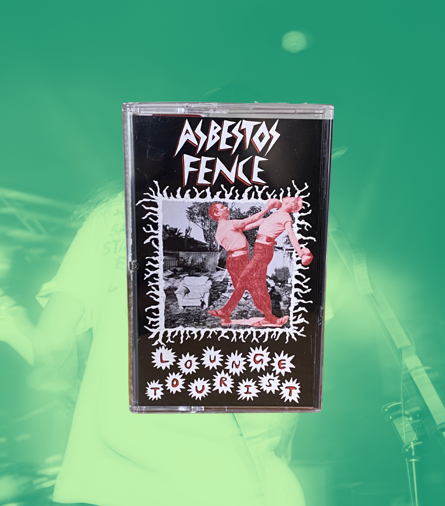 Asbestos Fence / Lounge Tourist Split (cassette)