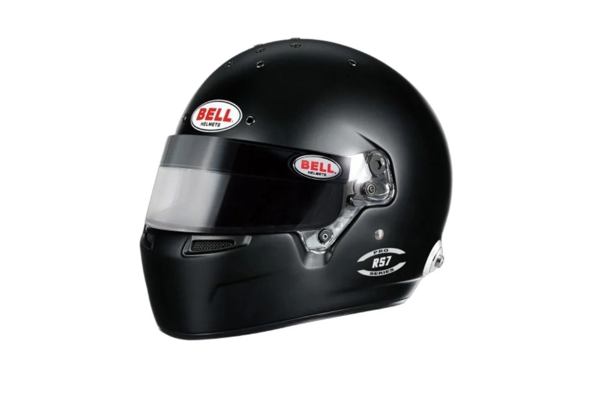 Bell RS7 Carbon Pro circuit racing helmet side profile