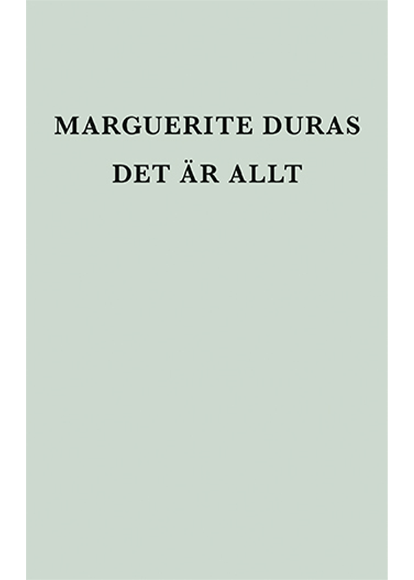 Det är allt