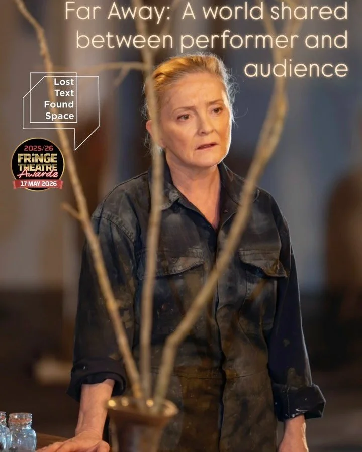 ✨&ldquo;All theatre should feel like this.&rdquo; Continuing our series on the creative processes behind Far Away, actor Lizzie Hopley, National Fringe Theatre Awards nominee for Best Ensemble Performance (alongside Samuel Gosrani and Lorna Dale), re