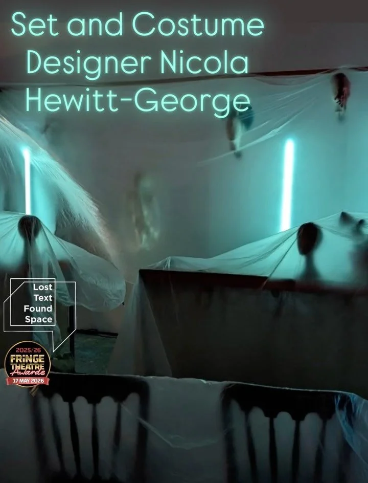✨As part of our series celebrating the creative processes behind Far Away, Set and Costume Designer Nicola Hewitt-George, National Fringe Theatre Awards nominee for Best Costume Design, reflects on constructing a layered, evolving visual world. ✨

&l